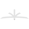 Ekena Millwork Davenport Architectural Grade PVC Gable Bracket, 84"W x 28"H x 2"D x 4"F, 8/12 Pitch GBP084X28X0204DAV00 - alternate 5